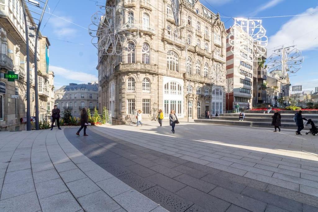 En Un Edificio Senorial: Duplex Totalmente Nuevo. Apartman Vigo Kültér fotó