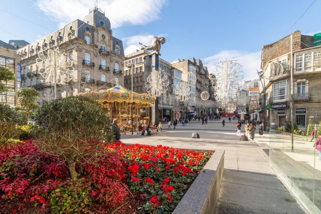 En Un Edificio Senorial: Duplex Totalmente Nuevo. Apartman Vigo Kültér fotó